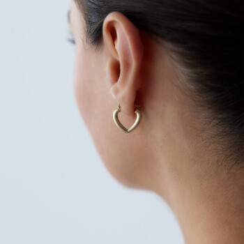 Bombe Kalp Küpe - Dilmener