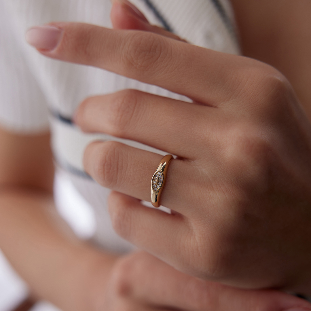 Bombe Taşlı Yüzük - 2