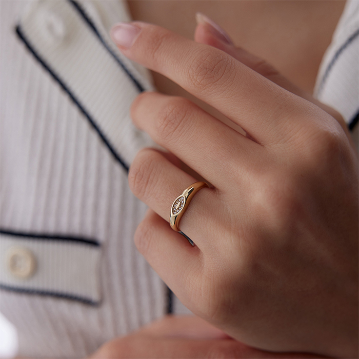 Bombe Taşlı Yüzük - 3