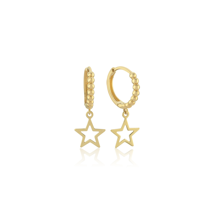 Boncuk Yıldız küpe - Arax