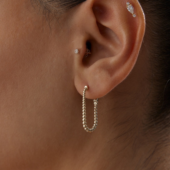 Bubble Ataç Küpe - Alen