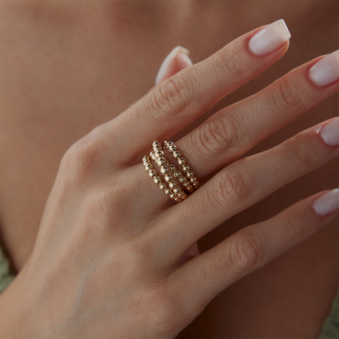 Bubble Kıvrım Yüzük - 1