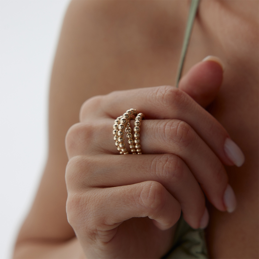 Bubble Kıvrım Yüzük - 3