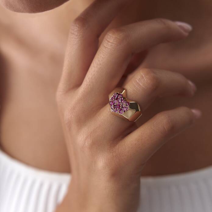 Bubble Kalp Yüzük - 1