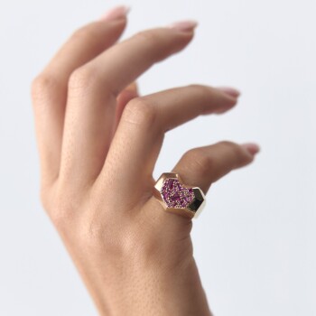 Bubble Kalp Yüzük - 3