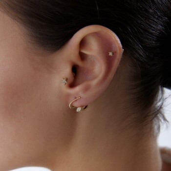 Bubbles Eye Taşlı Küpe - Koçak (1)