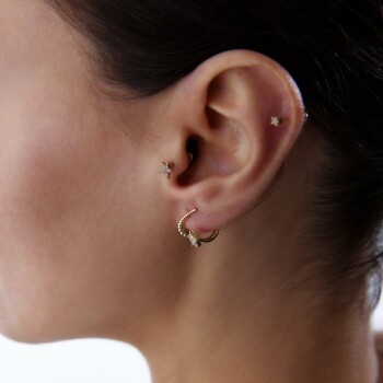 Bubbles Star Taşlı Küpe - Koçak (1)