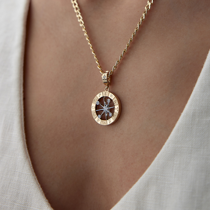 Burç Pusula Kolye - Koçak (1)