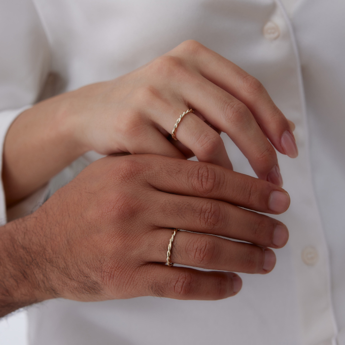 Burma Çift Alyans - Tülay Alyans