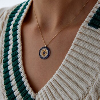 Büyük Nazar Kolye - Özçelik (1)