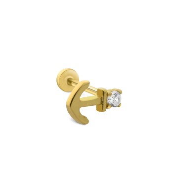 Çapa Tektaş Tragus Piercing - Alen