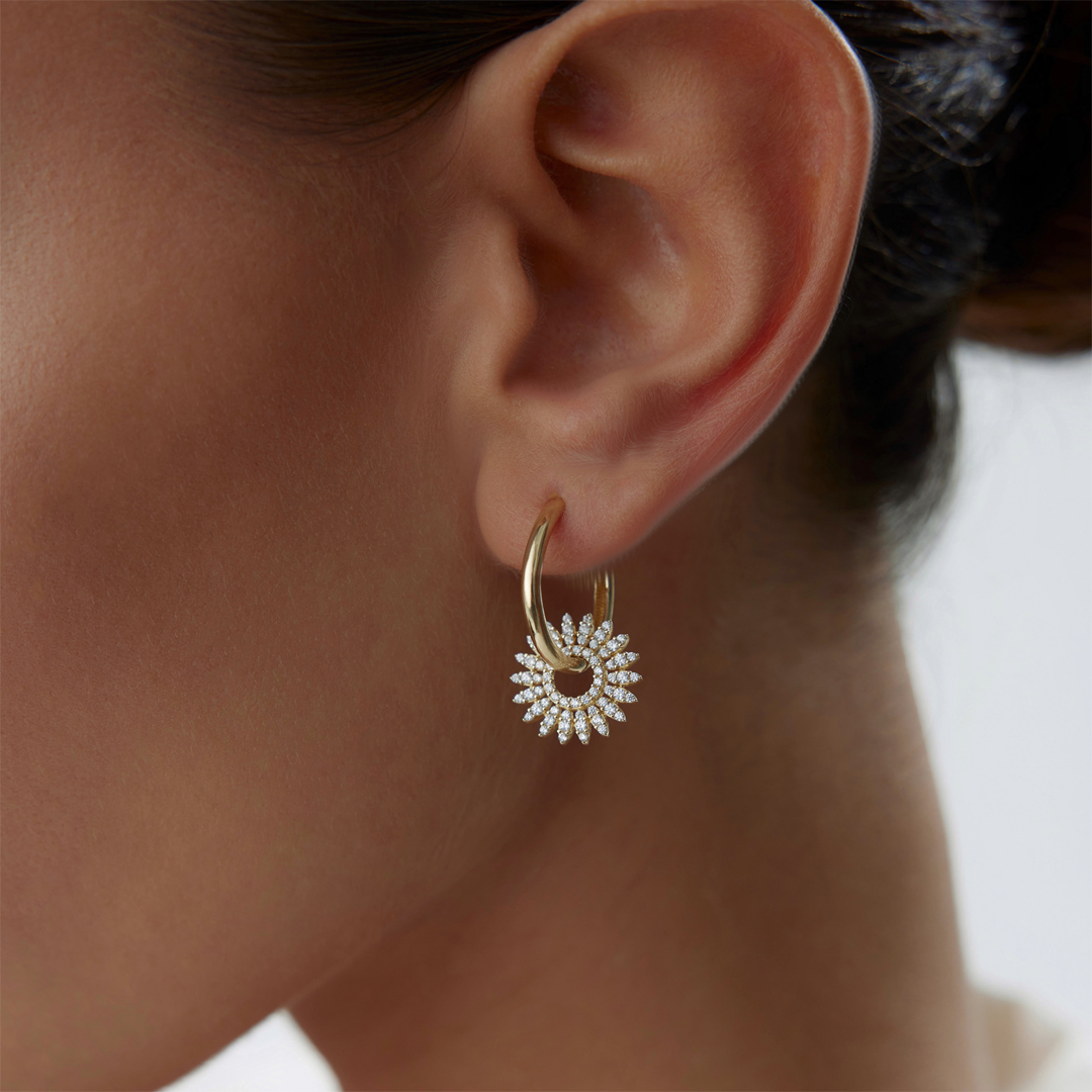 Çark Döngü Küpe - 2