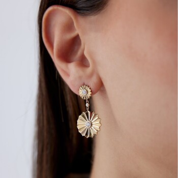 Çark Sallantı Küpe - Rayna (1)