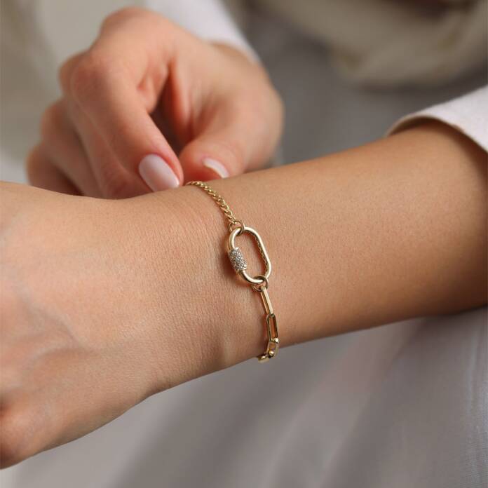 Charm Takılabilir Kilit Bileklik - 2