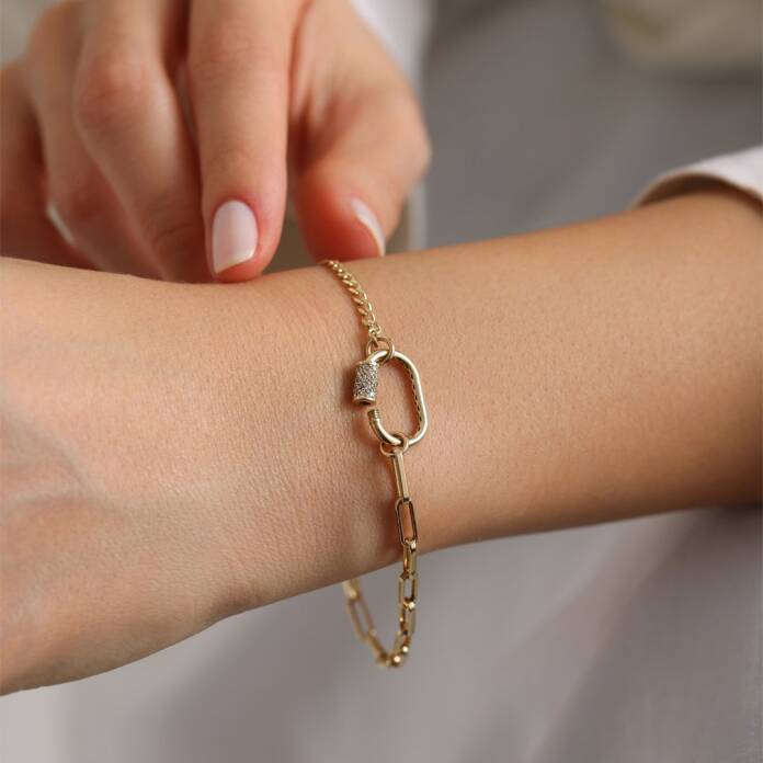 Charm Takılabilir Kilit Bileklik - 3