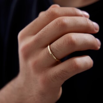 Chocolate Erkek Alyans - Tülay Alyans (1)