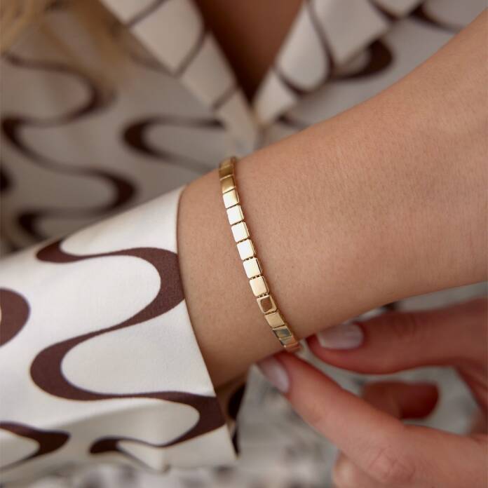 Chocolate Kare Bileklik - 1