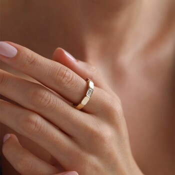 Chocolate Slice Yüzük - Rayna (1)