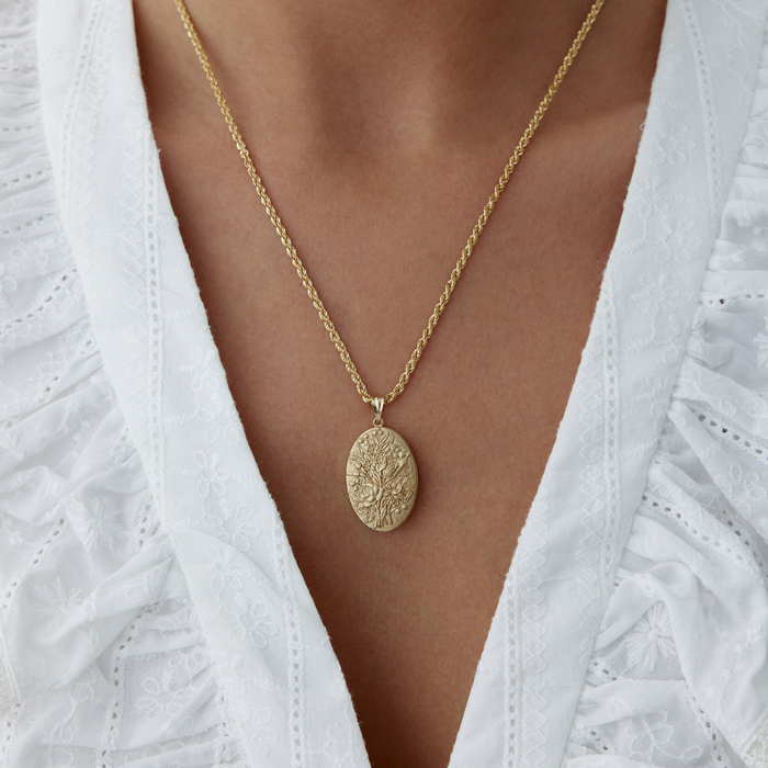 Çiçek Buketi Kapaklı Kolye - Koçak (1)