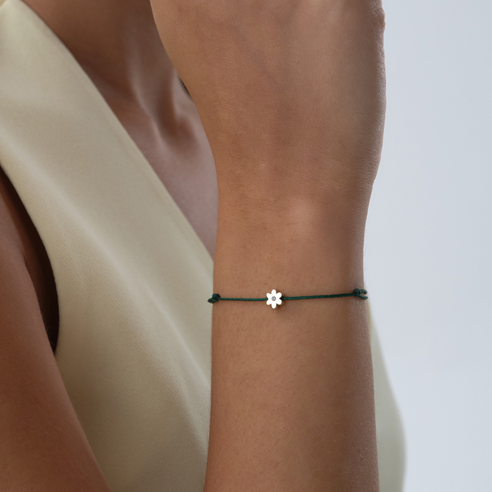 Çiçek Figür İpli Bileklik - 3