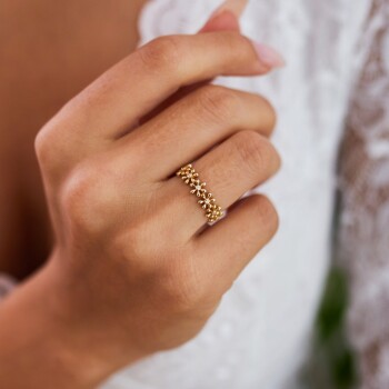 Çiçek Model Yüzük - Cemart