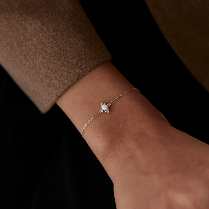 Çiçek Opal Bileklik - Rayna