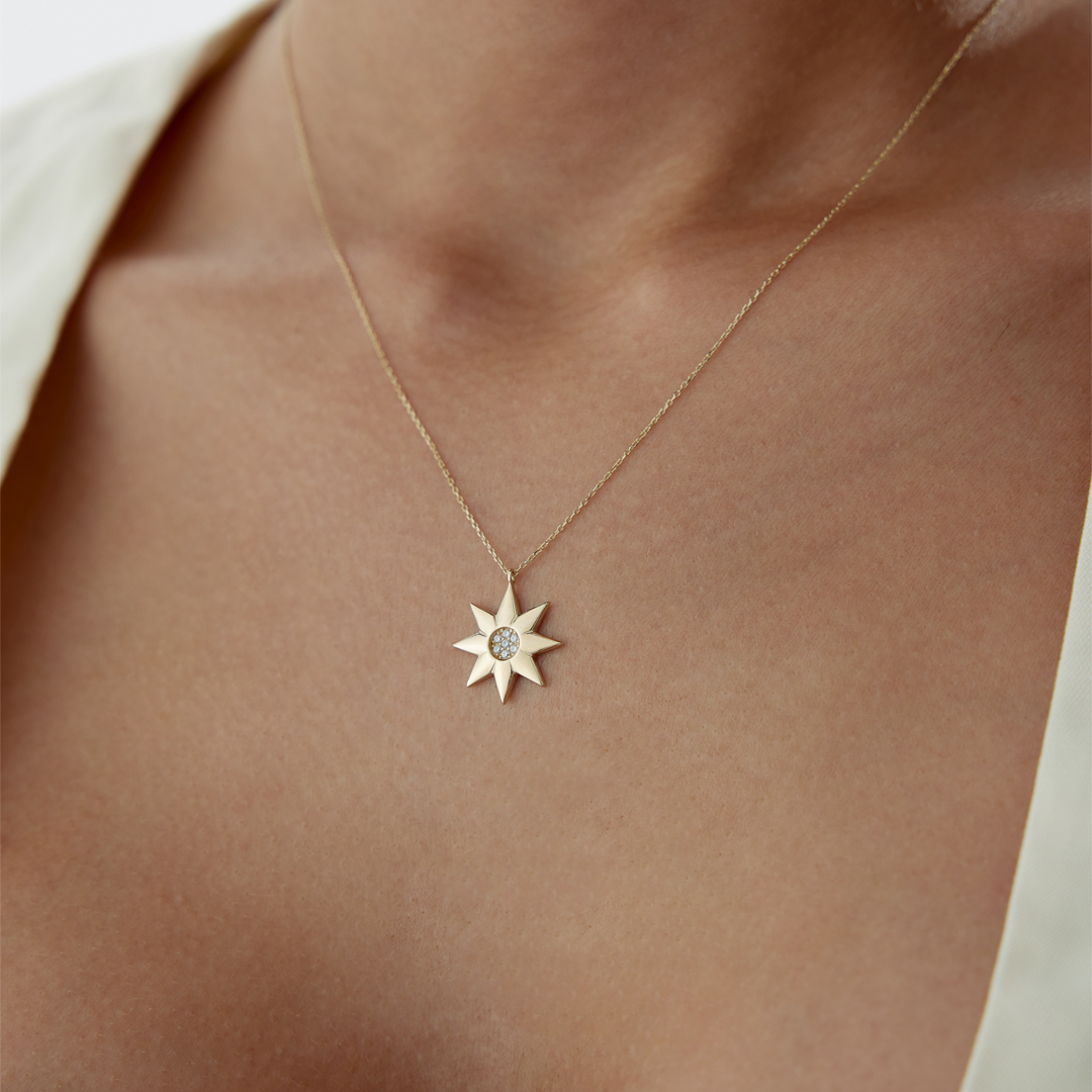 Çiçek Yıldızı Kolye - 3