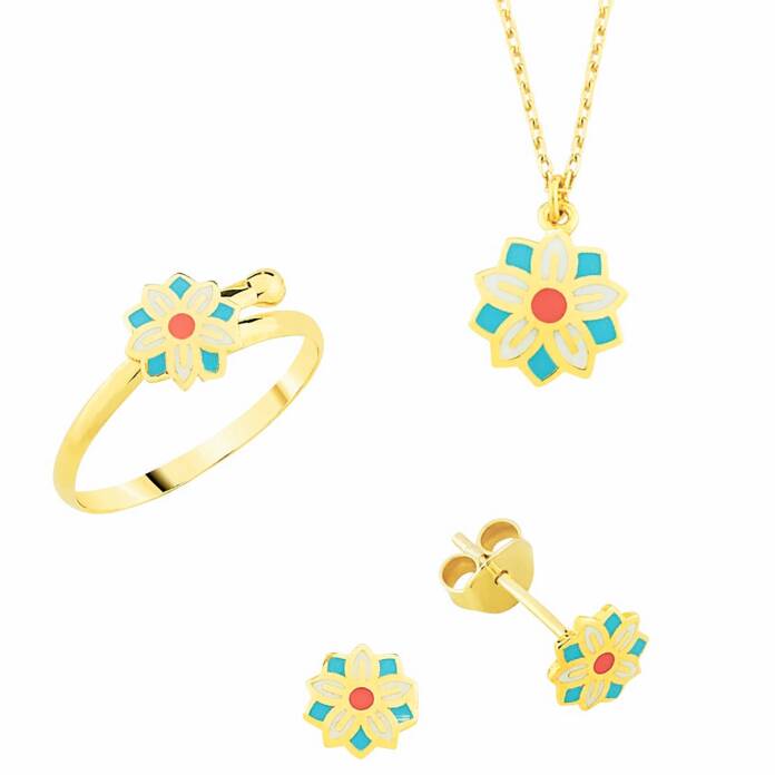 Çiçekli Çocuk Seti - 1