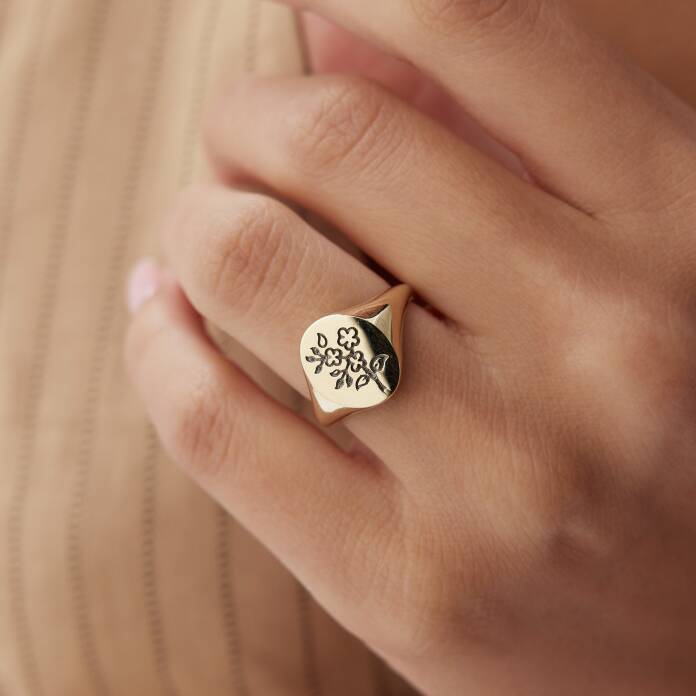 Çiçekli Şovalye Yüzük - 2