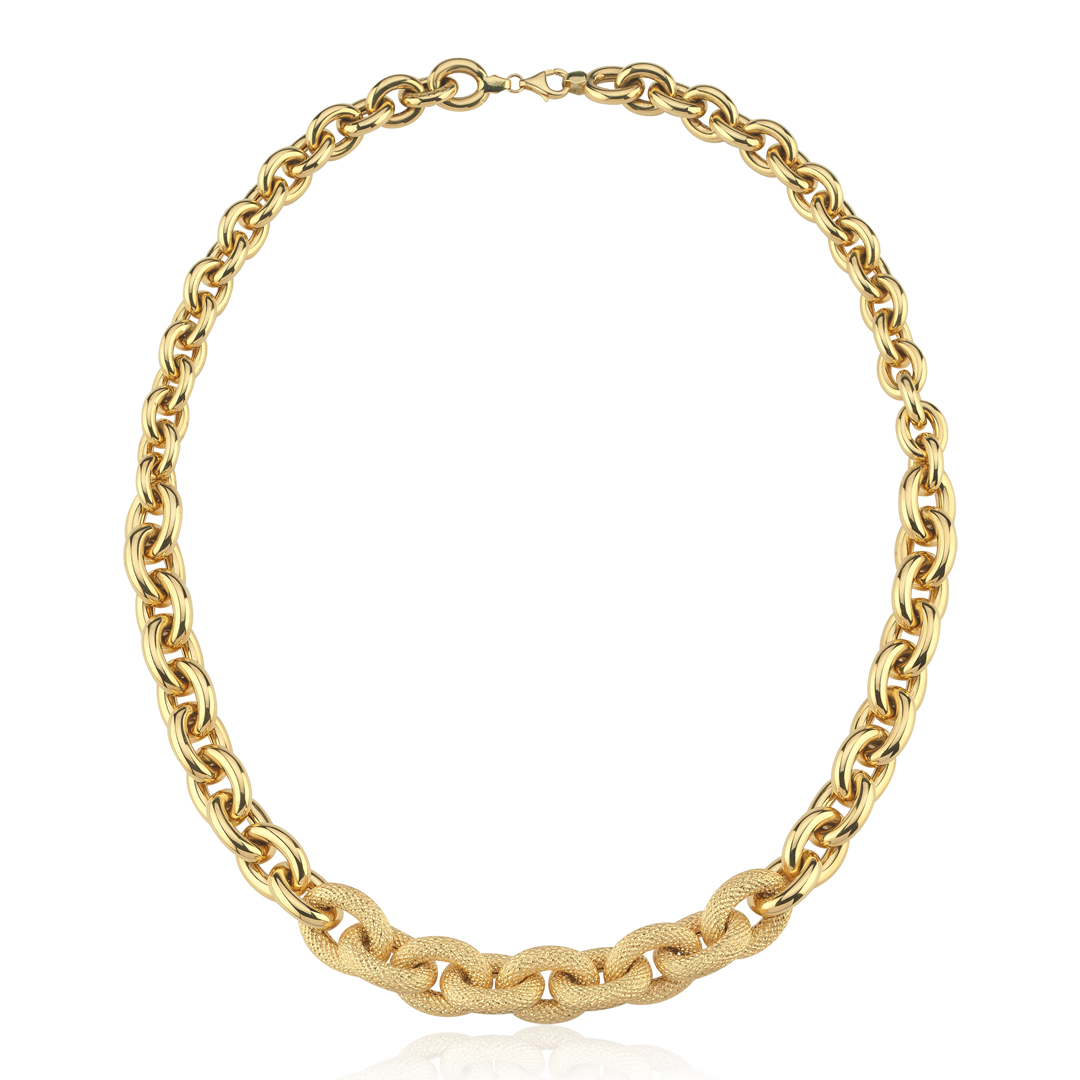 Çift Dokulu Modern Zincir Set - 1