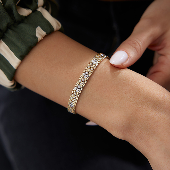 Çift Taraflı Piramit Bileklik - Ediz Dereli