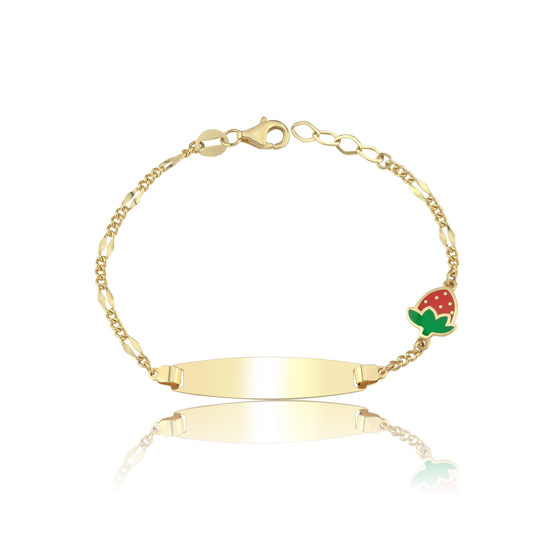 Çilek Figaro Zincir Bebek Künyesi - 1