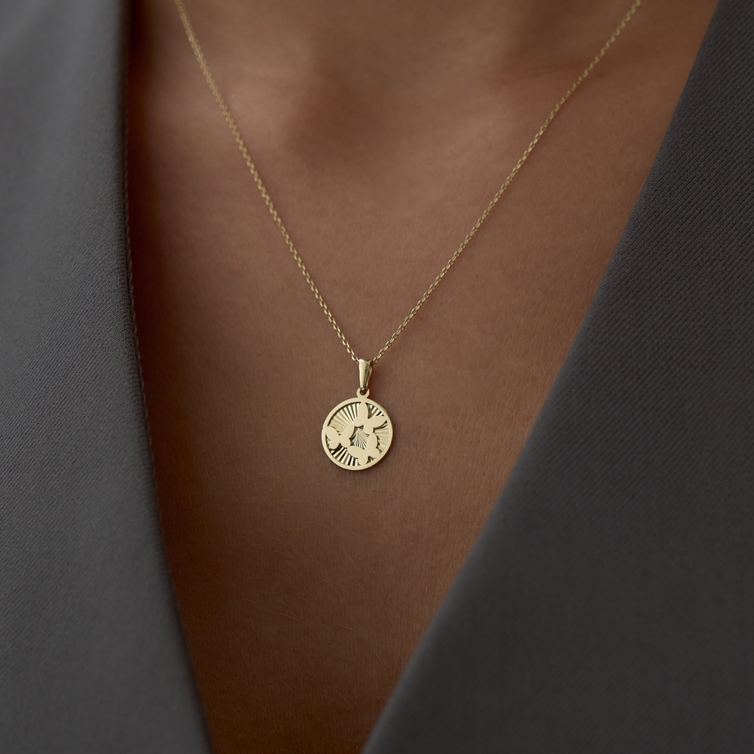 Circle Butterfly Kolye - 2