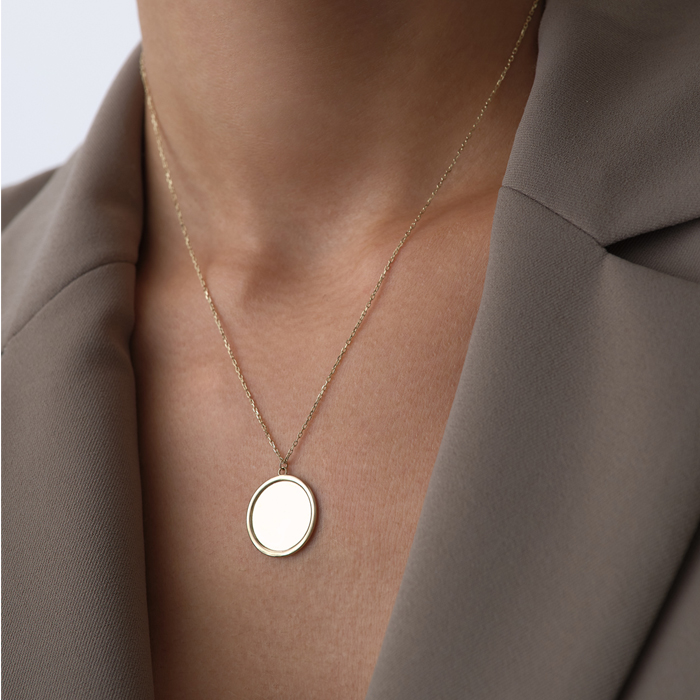 Circle Plaka Kolye - Garo (1)