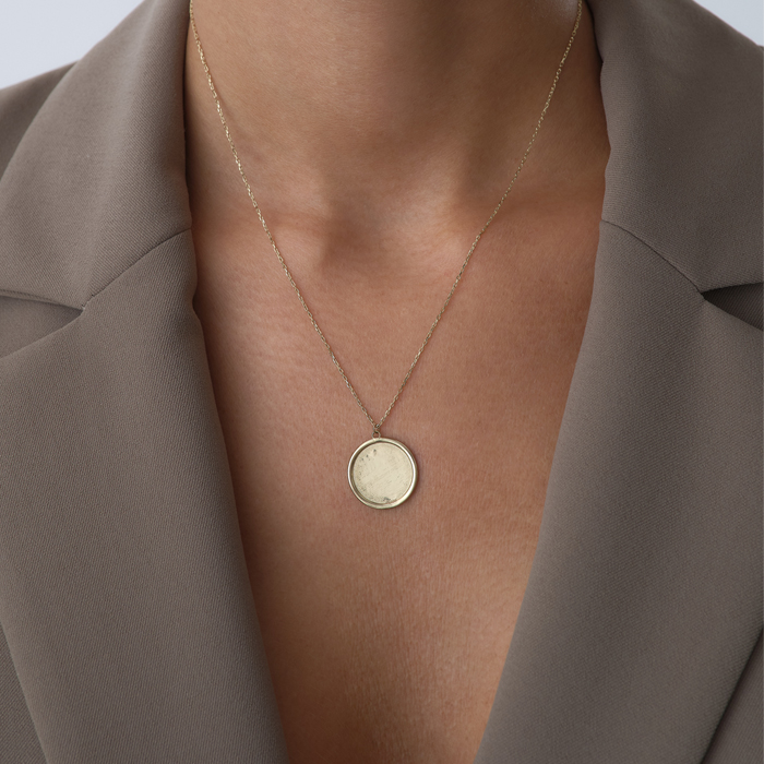 Circle Plaka Kolye - Garo