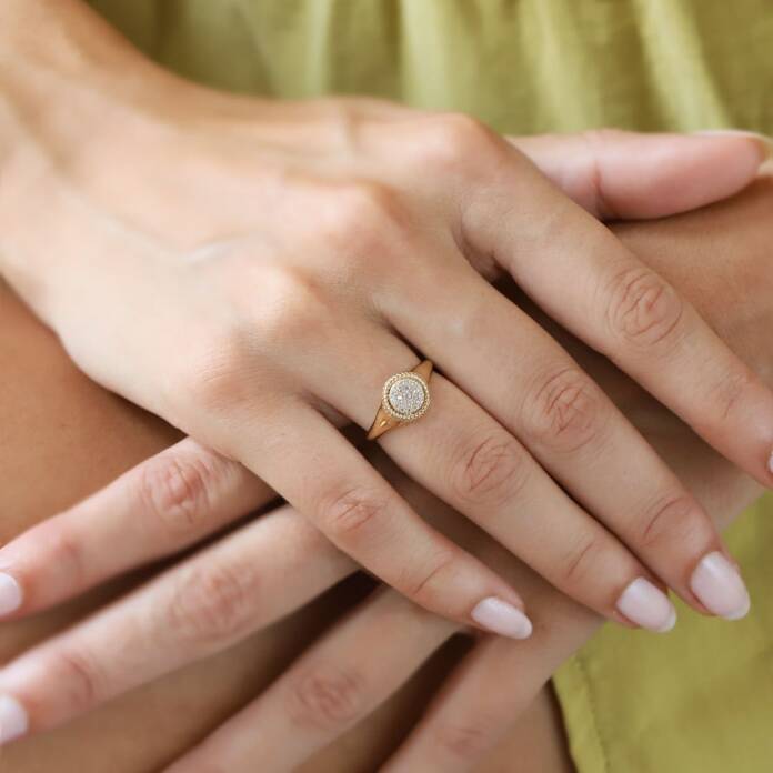 Circle Taşlı Şovalye Yüzük - 1