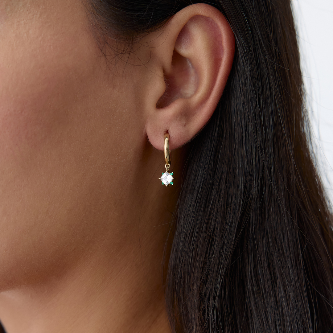 Cirelle Taşlı Küpe - 2