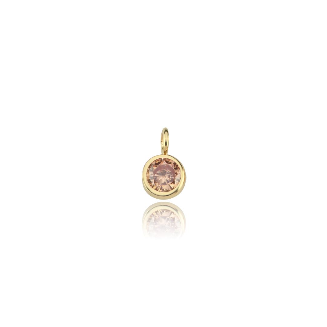 Citrine Doğum Taşı Charm - 1