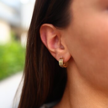 Çizgili Küpe - Arax