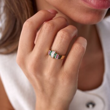 Color Ring Yüzük - Garo (1)