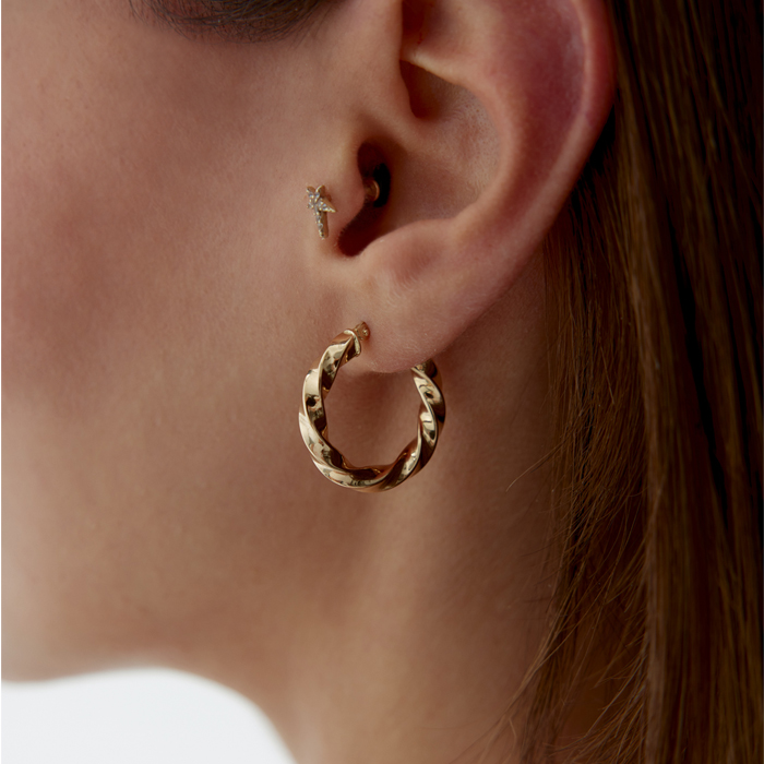 Curlina Halka Küpe - Mazal