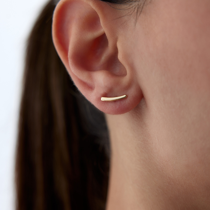 Curve Vidalı küpe - Gökhan Bera (1)