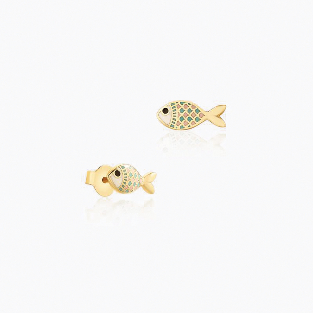 Cute Fish Çocuk Küpesi - 1