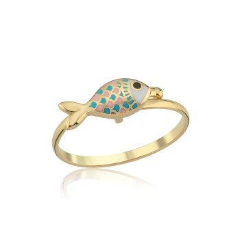 Cute Fish Çocuk Yüzüğü - Melike