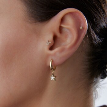 Dahlia Sallantılı Küpe - Rayna (1)