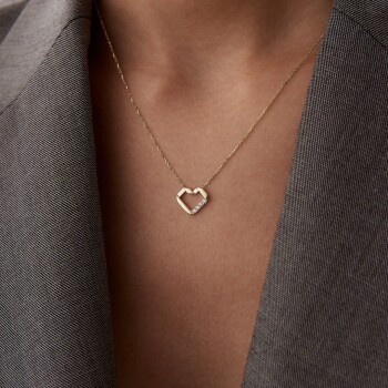 Dalga Kalp Kolye - 1