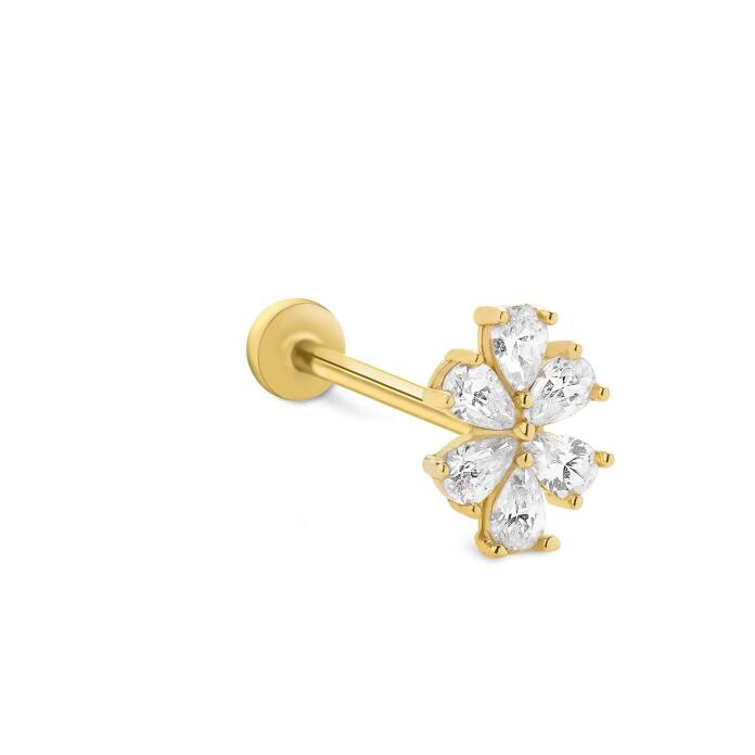 Damla Çiçek Tragus Piercing - 1