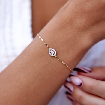 Damla Figür Baget Bileklik - Mazi