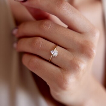 Damla Queen Yüzük - Ador