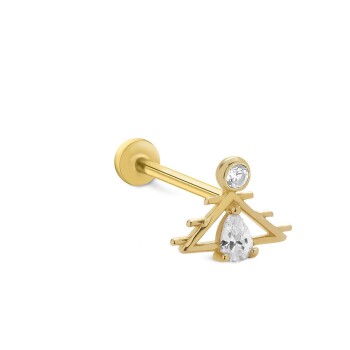 Damla Taşlı Triangle Tragus - Alen